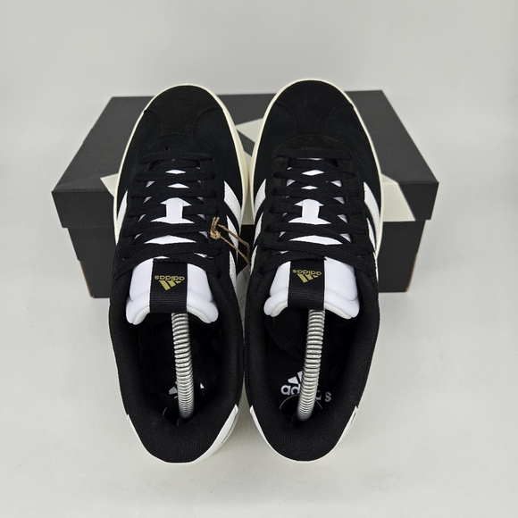 New Adidas VL Court 3.0 'Black White' Women's Shoes Size 6 - Picture 5 of 8